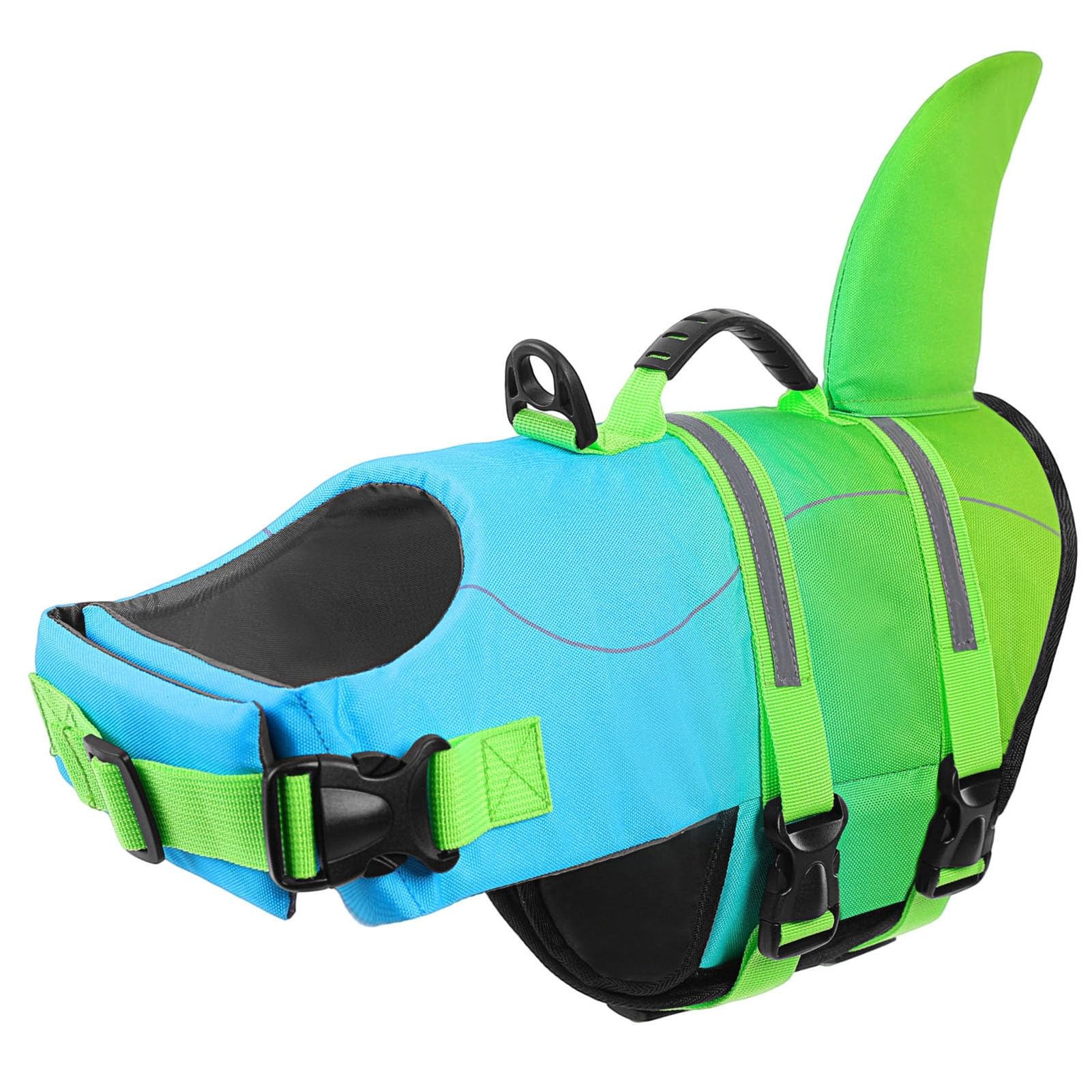 CITÉTOILE Hund Schwimmweste Hai für Kleine Mittlere und Große Hunde