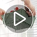 Thickened Collapsible multifunctional Strainers and Colander for Kitchen, Wash Foldable Storage Drain basket for Pasta, Fruit, Vegetables, Berry Space-Saving,Stackable Storage,Self-drain,Food cleaning - Image 8