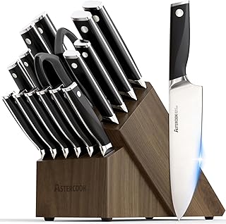 Astercook Knife Kitchen Knives Block Sharpener