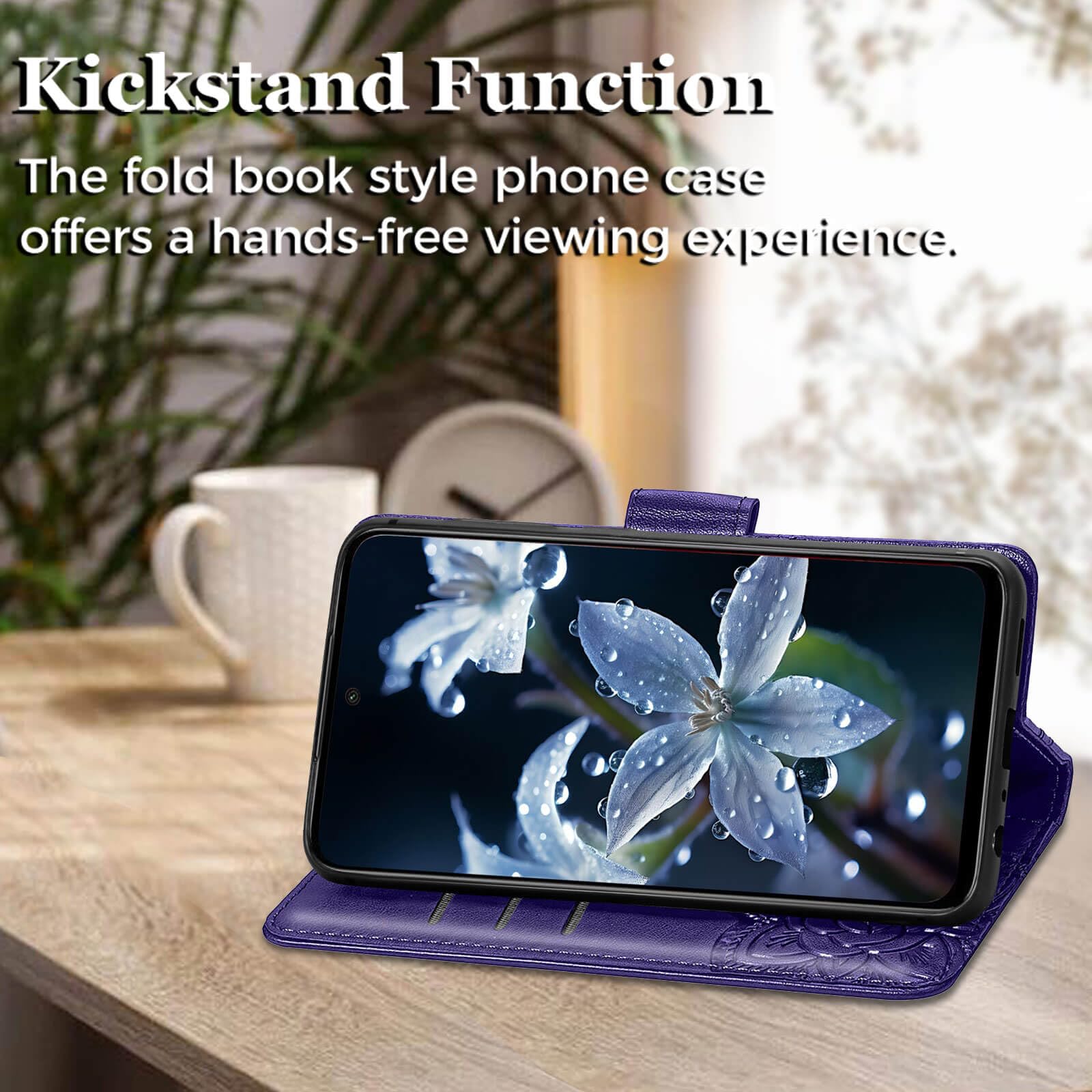 Wallet Case Für Motorola Moto G Power 5G 2024 – Leder-Hülle Mit Kartenfächern