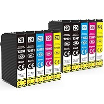 29XL Cartucce per Epson 29XL 29 XL per Epson XP-342 XP-352 XP-255 XP-245 XP-332 XP-452 XP-442 XP-345 XP-445 XP-235 XP-435 XP-432 XP-335 (10 pezzi)