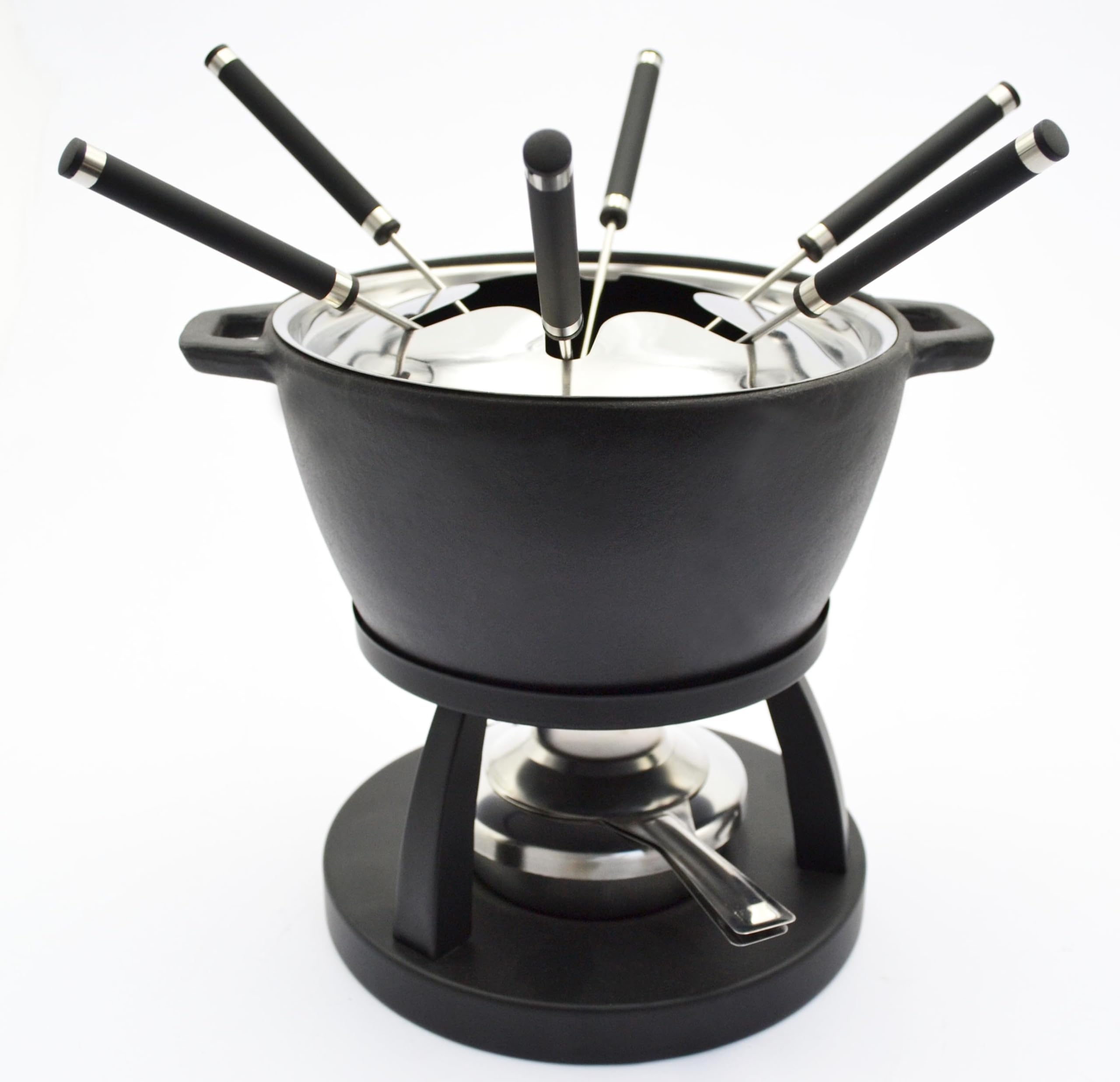 MÄSER 935482 Service à fondue en fonte pour 6 personnes Idéal pour fondue à la viande