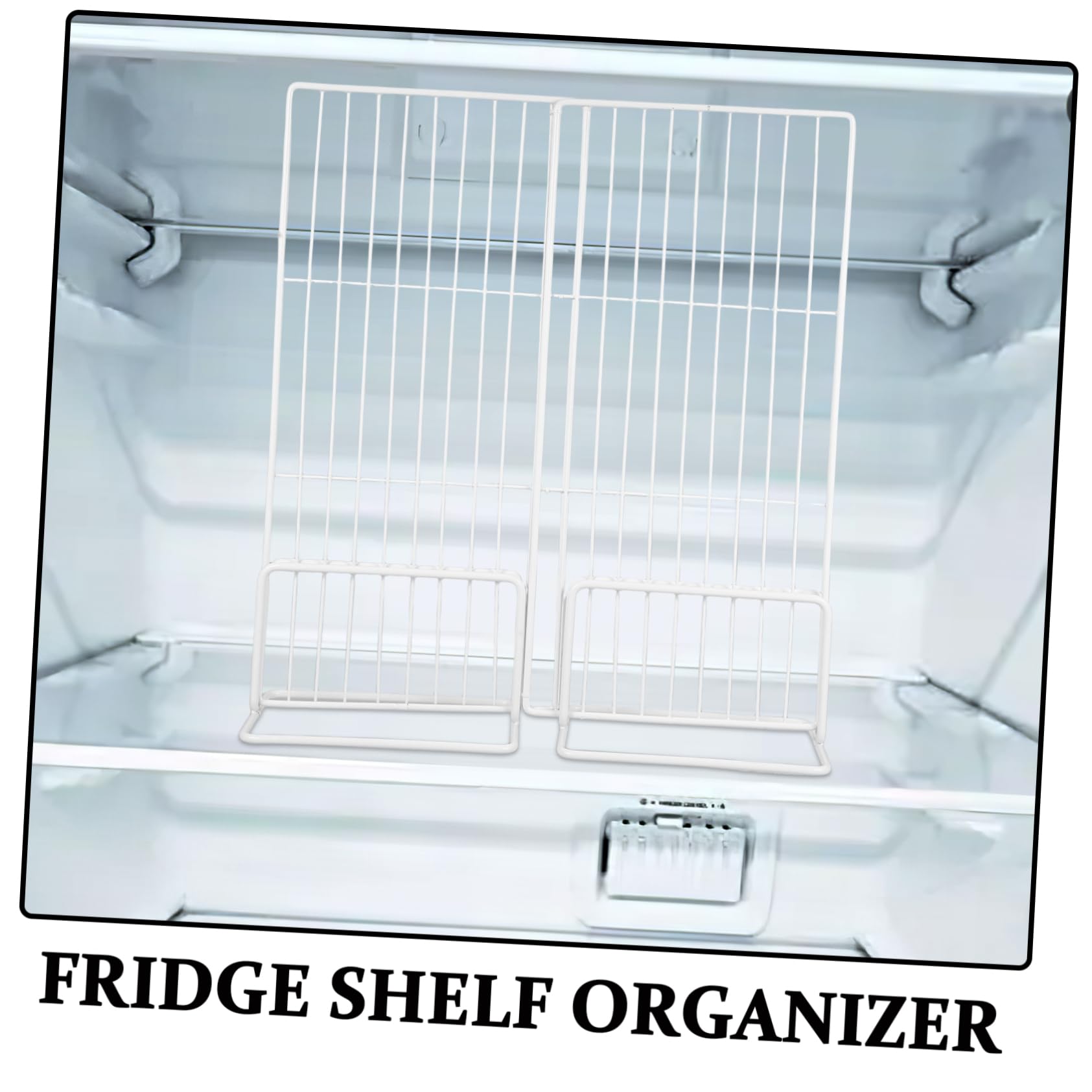 Mobestech Partición de Plástico para Congelador Organizador de Estantes para Refrigerador Separador Divisor de Malla para Congelador para Organizar Alimentos Cocina