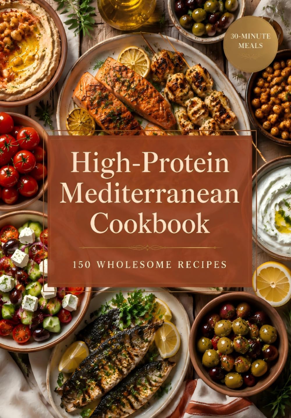 High-Protein Mediterranean Cookbook: 150 Wholesome Recipes