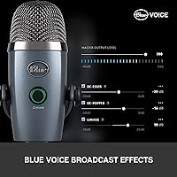 Vista 11 de Logitech for Creators Blue Yeti Nano - Micrófono USB para juegos, transmisión, podcasting, Twitch, YouTube, Discord, grabación para PC y Mac, Plug &