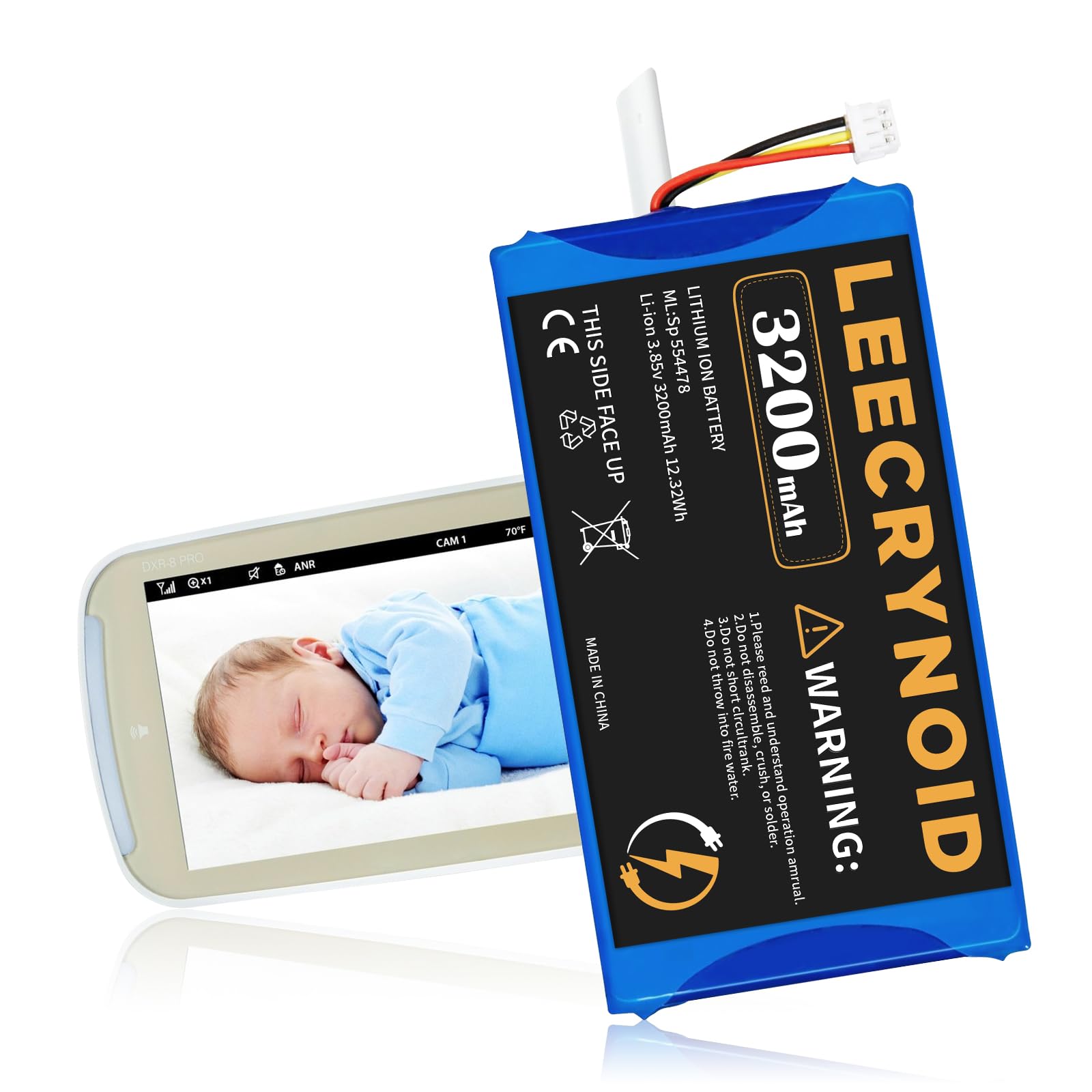 Amazon.com: LeeCrynoid Replacement for Infant Optics DXR-8 Pro