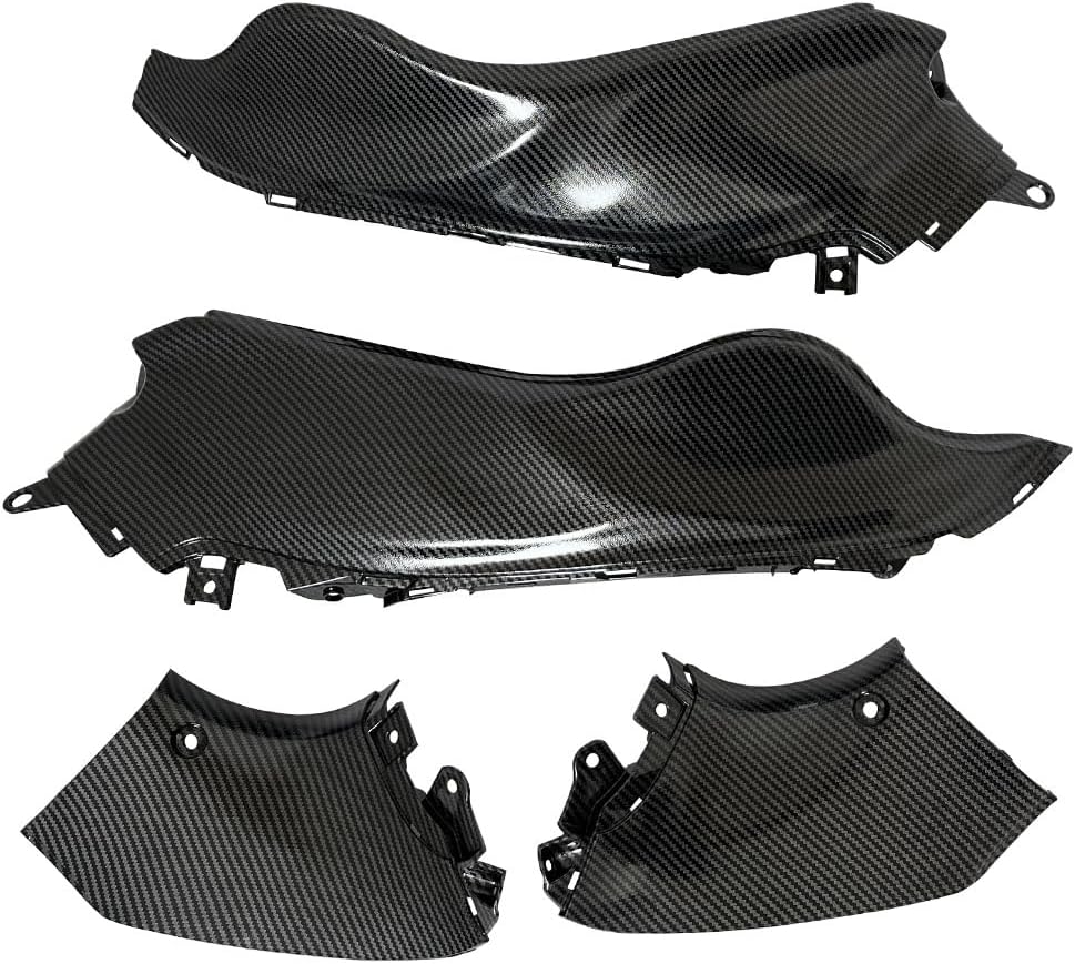 Carbon Fiber Look Frame Front Side Cover Infill Panel Trims Fairing Cowl Compatible with Suzuki GSXR1300 Hayabusa 2008-2020, RTF34F