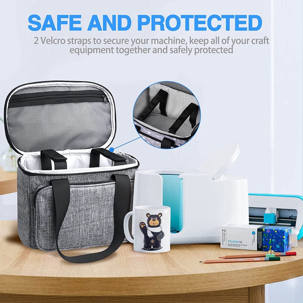Étui de transport compatible avec presse à tasses, sac fourre-tout de voyage portable pour machine, accessoires