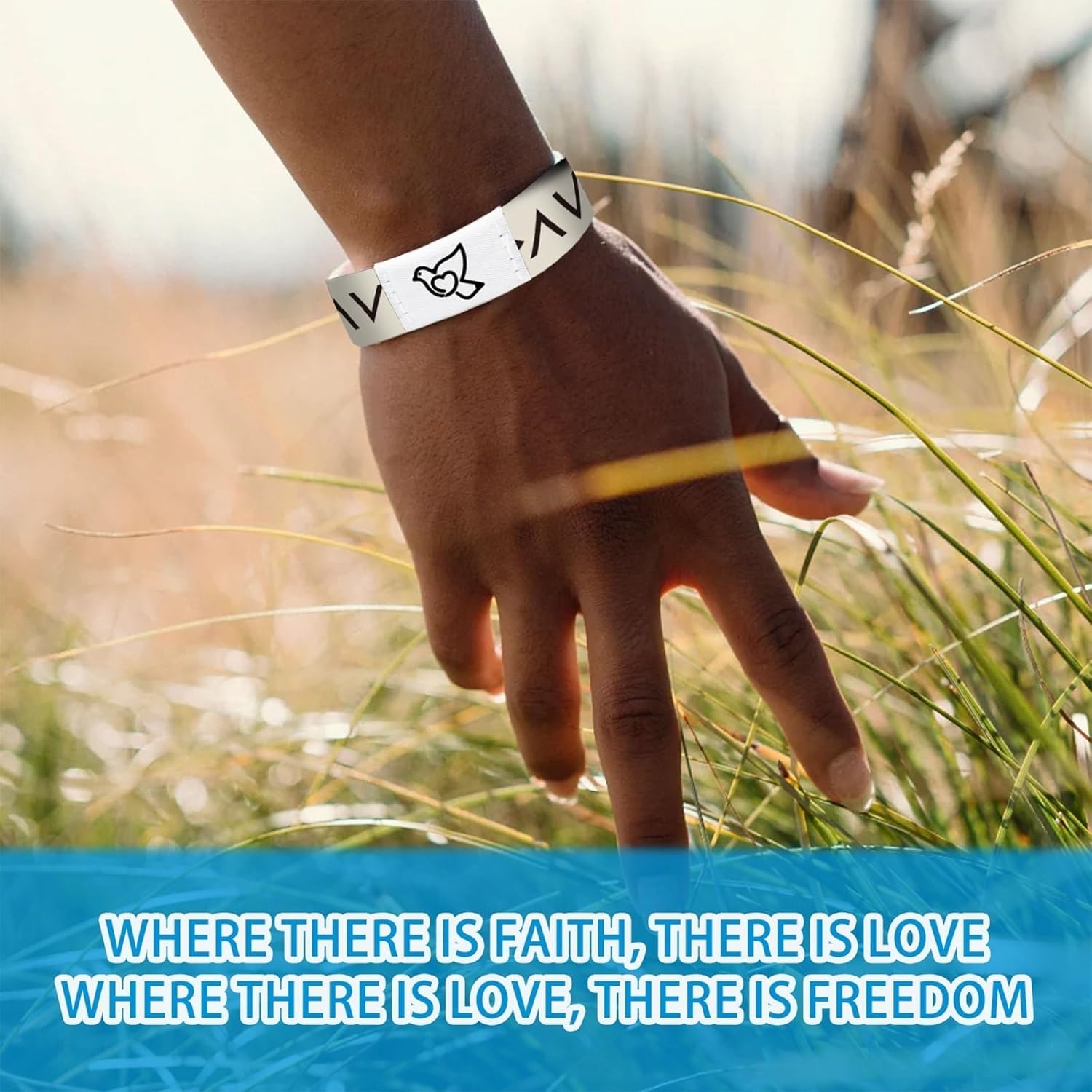 Bible Verse Bracelet With NFC - Christian Scripture Bracelets for Men, Women and Teens - Daily Bible Verse Gifts for Halloween, Christmas - Image 6