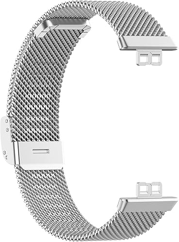 Miniatura 3 de Chofit Compatible con Huawei Watch Fit Band para mujeres y hombres, correa de metal de acero inoxidable de repuesto para Huawei Watch Fit Band