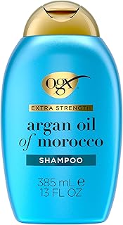 OGX Extra Strength Hydrate & Repair + Argan Oil of Morocco Shampoo for Dry, Damaged Hair, Cold-Pressed Argan Oil to Moistu...
