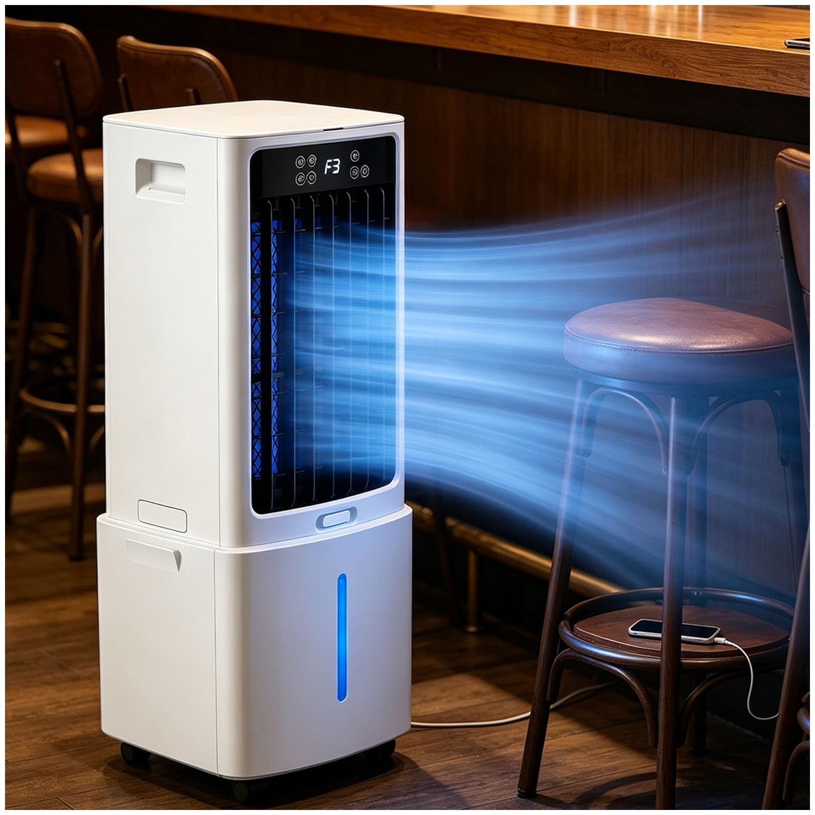 Preferspace One Color 3-In-1 Evaporative Cooler With 12L Tank