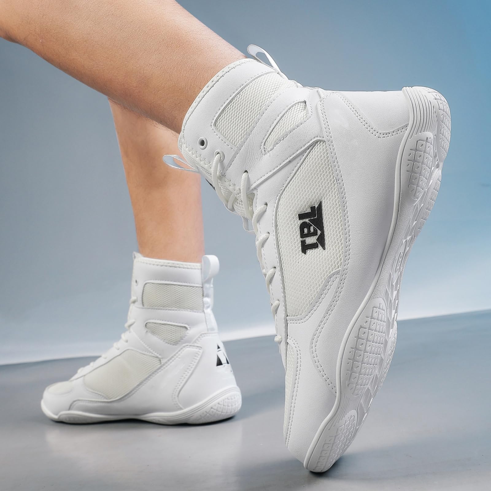 Chaussures Lutte pour Hommes Chaussures Boxe Fitness Powerlifting
