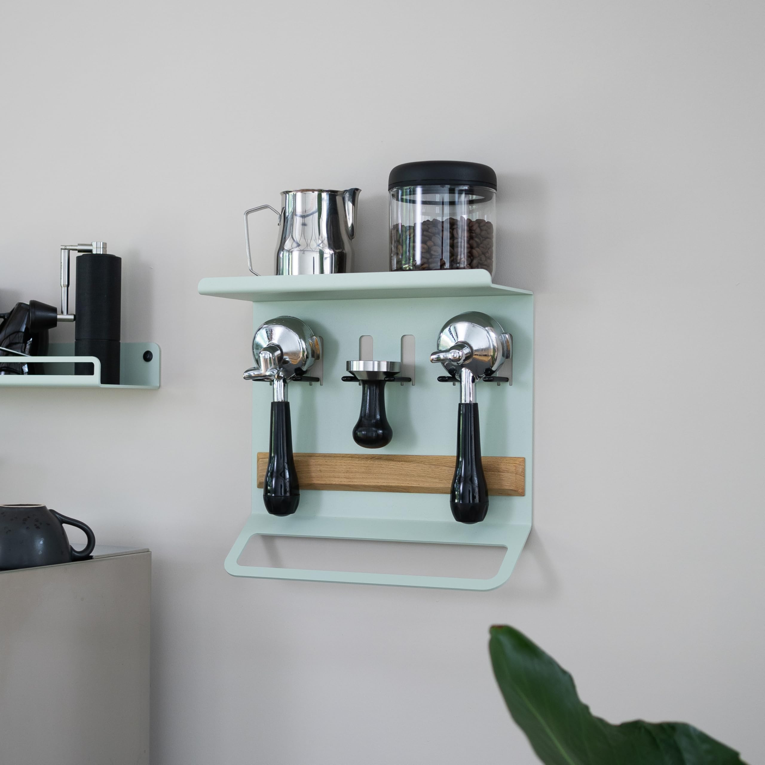 FLATE® Barista Board für Siebträger, Tamper und Barista Zubehör (Orange)