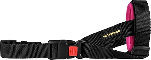 Miniatura 5 de BRONZEDOG Bozal acolchado suave para perro, de neopreno, ajustable, cómodo, para masticar, para perros pequeños, medianos y grandes, cachorros