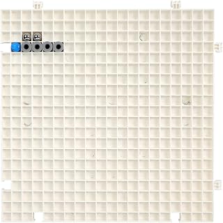 Stained Glass Cutting Mat Waffle Grid with Tray, Rubber Pads, Breaker Ball, Non-Slip Grip Rings, 12''x12'' Tiffany Glass Sheet Cutting Tool Kits & Glass Shard Collector for DIY Craft (White-1 Pack)