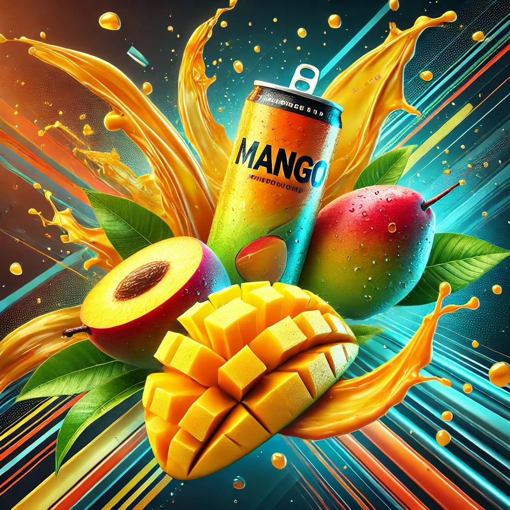 Energy Drink mango aromat koncentrat – Wegański – Sasami – 100ml