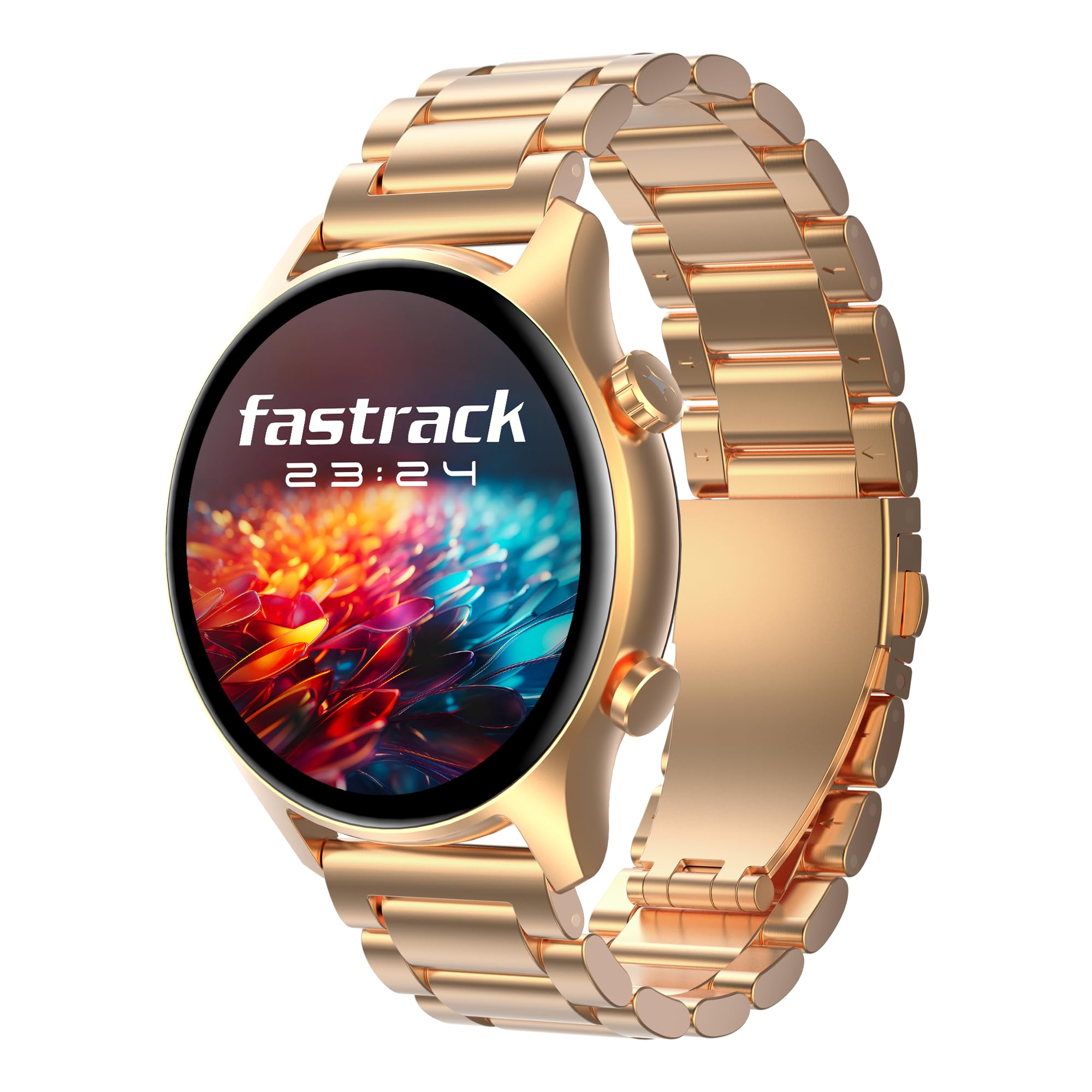 Fastrack Astor FR2 Pro Smart Watch, 1.43” AMOLED Display, 466 * 466 Pixel Resolution, SingleSync BT Calling, AI Voice Assistant, 100+ Sports Modes and Smartwatch Faces, IP68 (Rose Gold)-picture-18