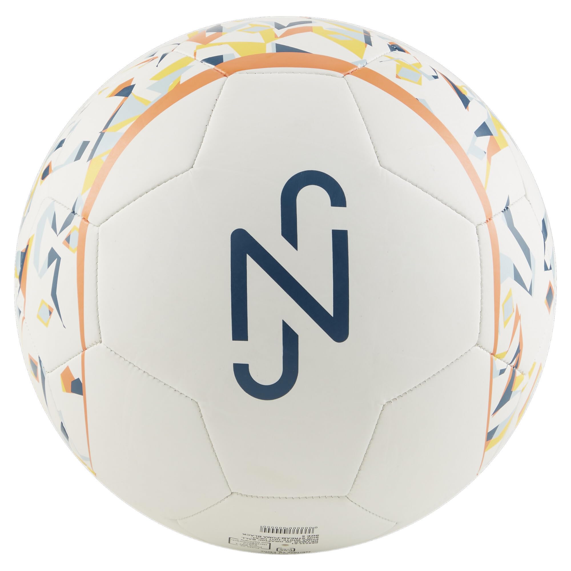 PUMA NEYMAR JR Graphic ball Unisex Yetişkin Futbol Topu, White-Hot Heat-Sun Stream, 5