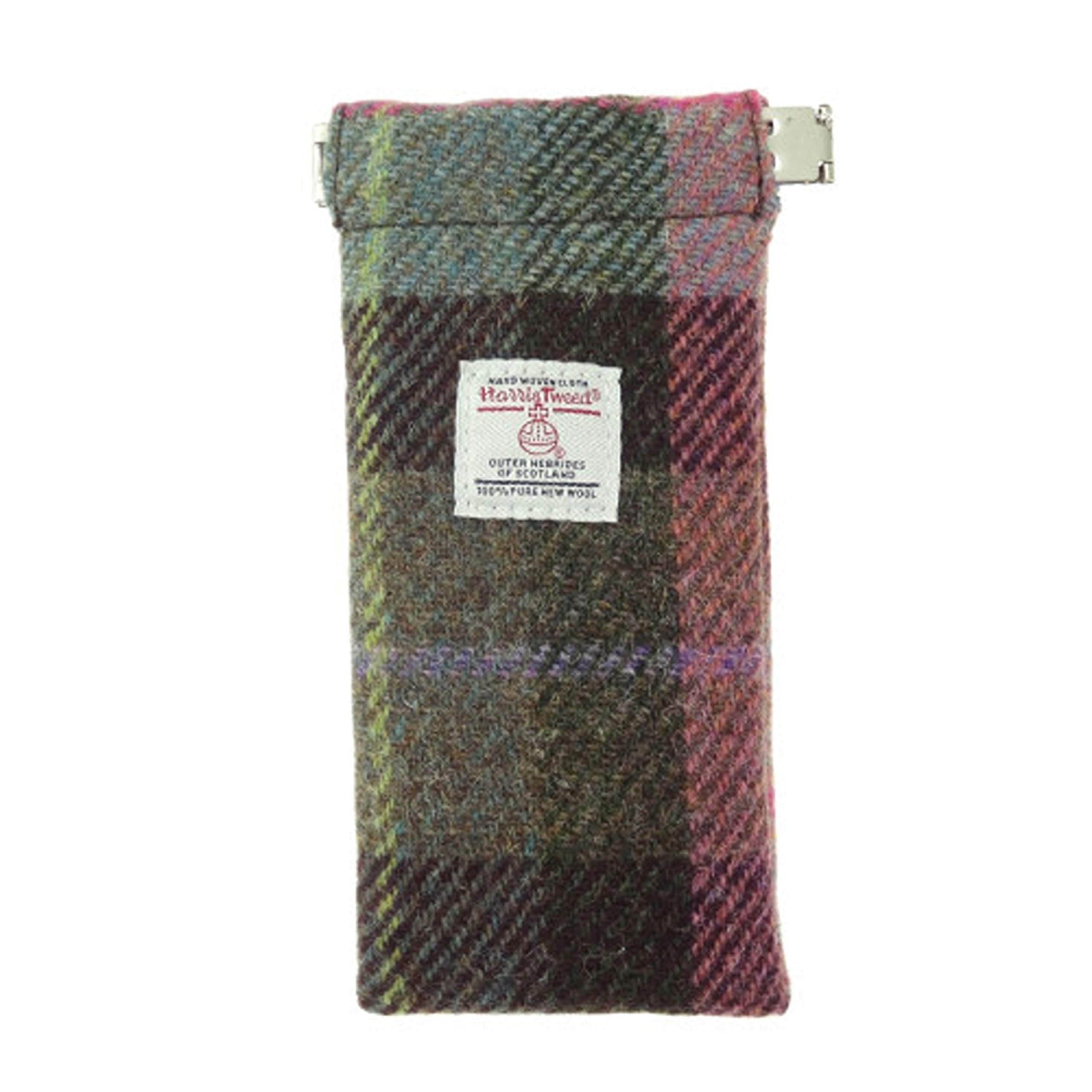 Glen Appin Unisex Colour 137 Green/Rose Harris Tweed Glasses Cases ()