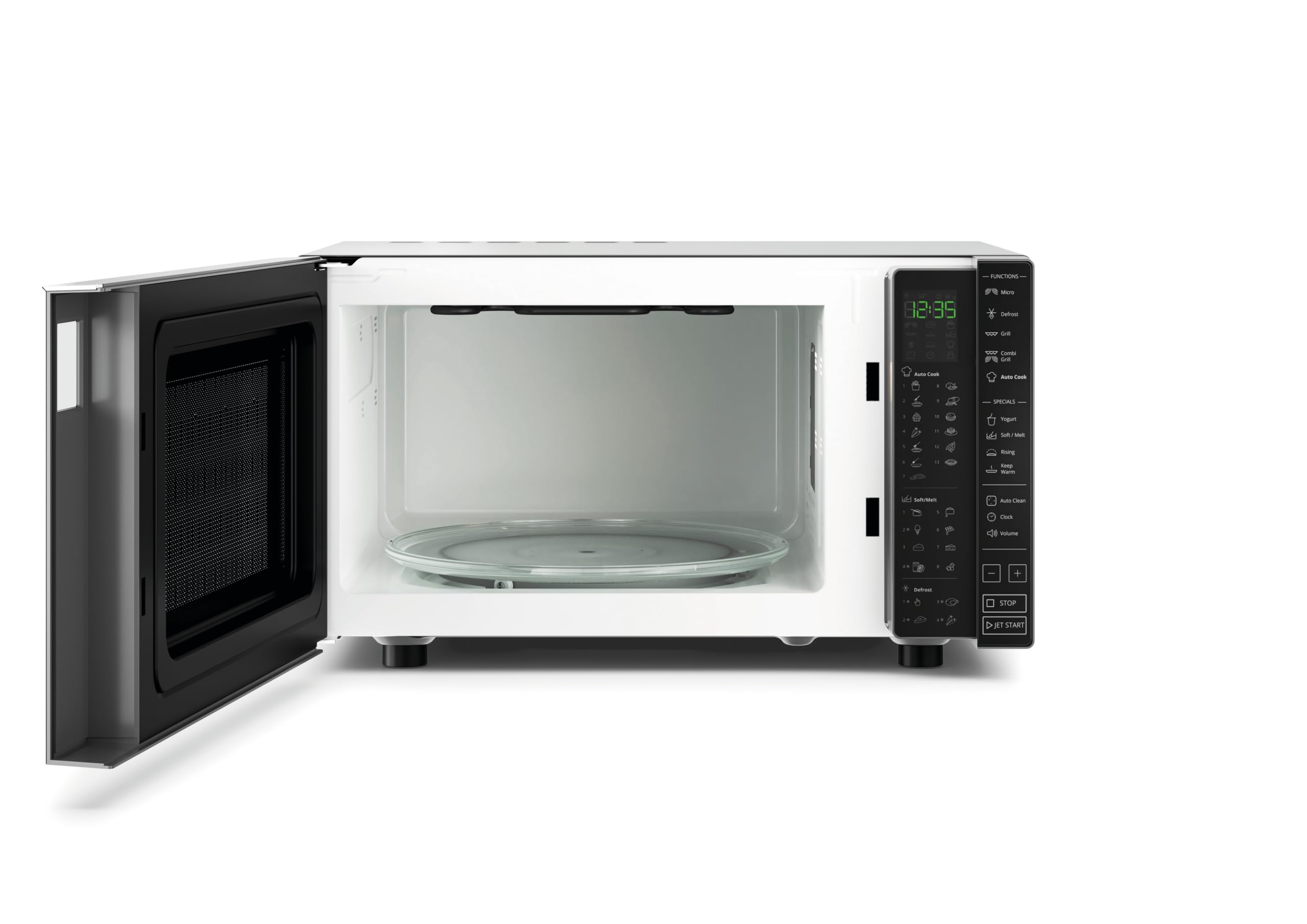 Whirlpool MWP 303 SB kuchenka mikrofalowa Cook 30 + grill, 30 litrów, szary z wysokim rusztem