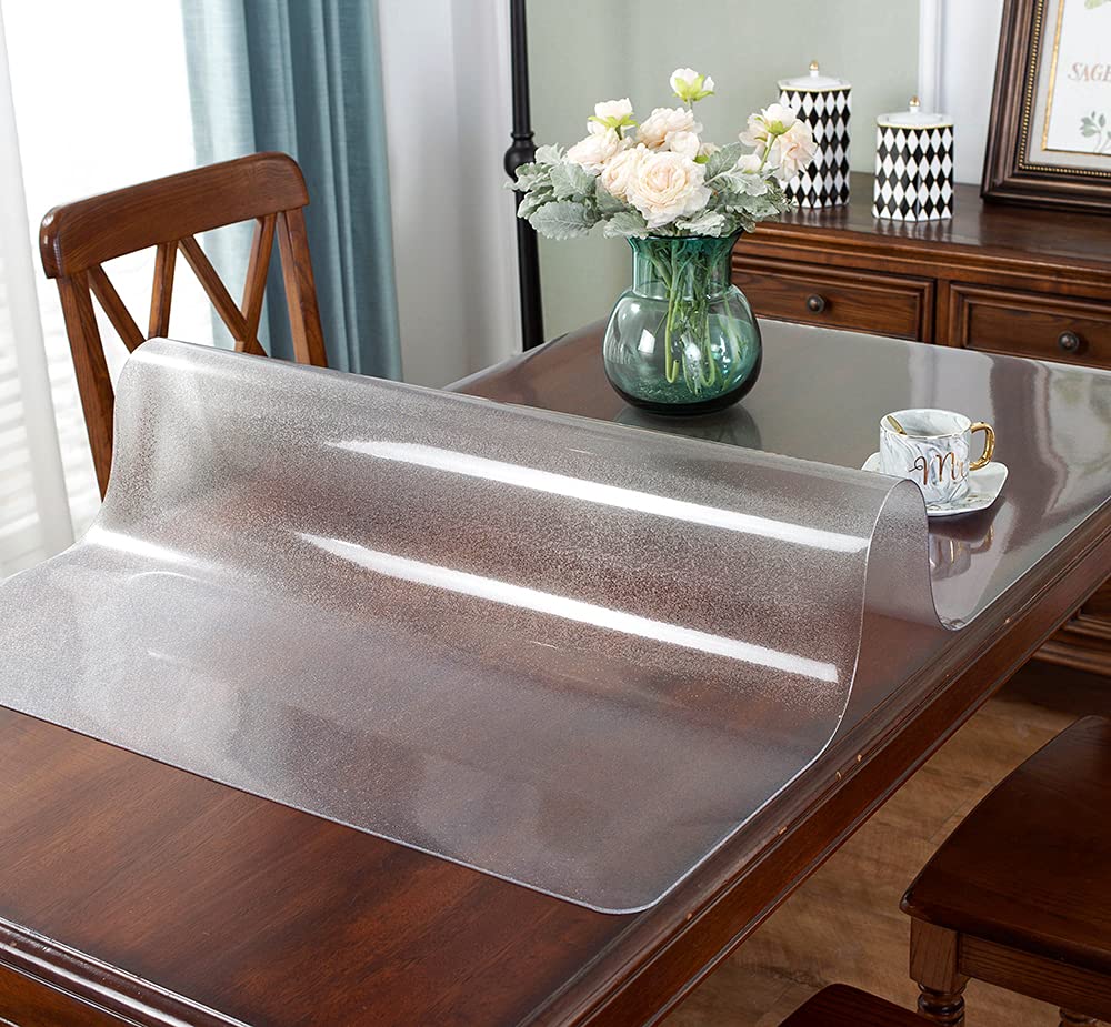 Amazon｜テーブルクロス 透明 PVC製 テーブルマット 矩形60*120cm