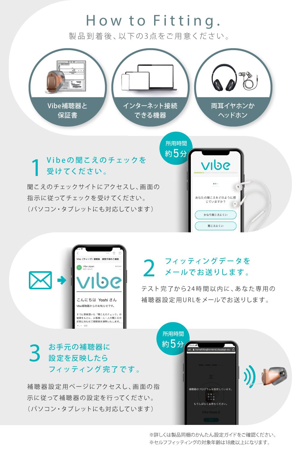 Amazon.co.jp: Vibe MN シリーズ 補聴器 (形式:Vibe Nano 8) 左耳用 
