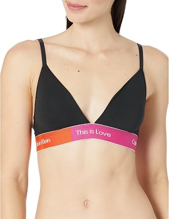 Calvin Klein Womens This is Love Lightly Lined Triangle Bra
