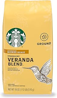 Starbucks Blonde Roast Ground Coffee — Veranda Blend — 100% Arabica — 1 bag (18 oz.)