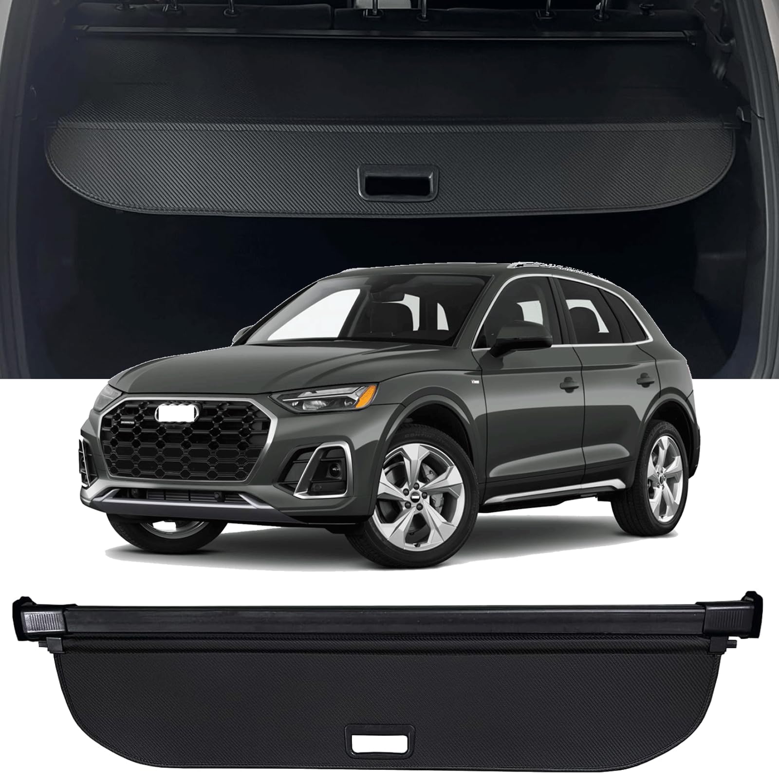 アウディAudi Q5 トノカバー Amazon.com: AQAE Cargo Cover Compatible with 2018-2024 2025 Audi