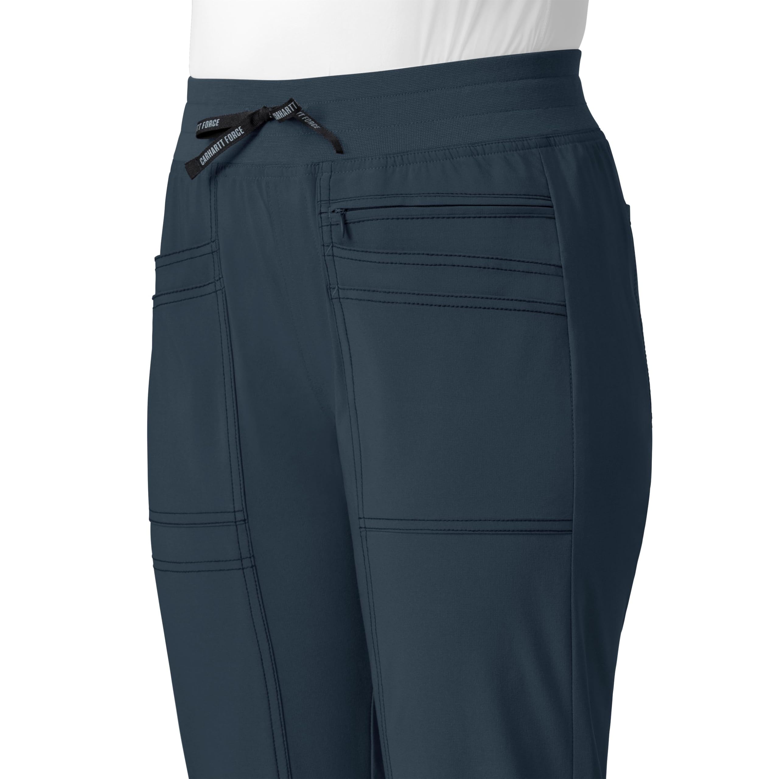 Carhartt Cross-Flex Scrubs for Women, Slim Leg Scrub Pants Navy