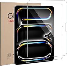 Xahpower 2 Pack Screen Protector for iPad Pro 13 Inch M5 2025/M4 2024, 9H Hardness, Anti Scratch, Tempered Glass Screen Protector Film