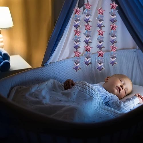 Miniatura 6 de DANUDON 1080 hojas de papel de estrellas de origami, decoración de doce constelaciones, manualidades, espacio exterior, cielo, estrella de la