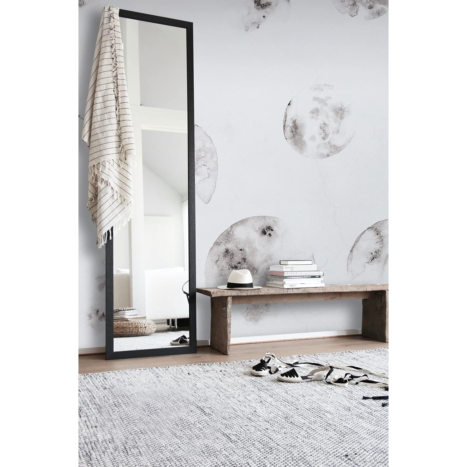 Papier peint muralo lunes pour chambre et cuisine deco constellation Coloray
