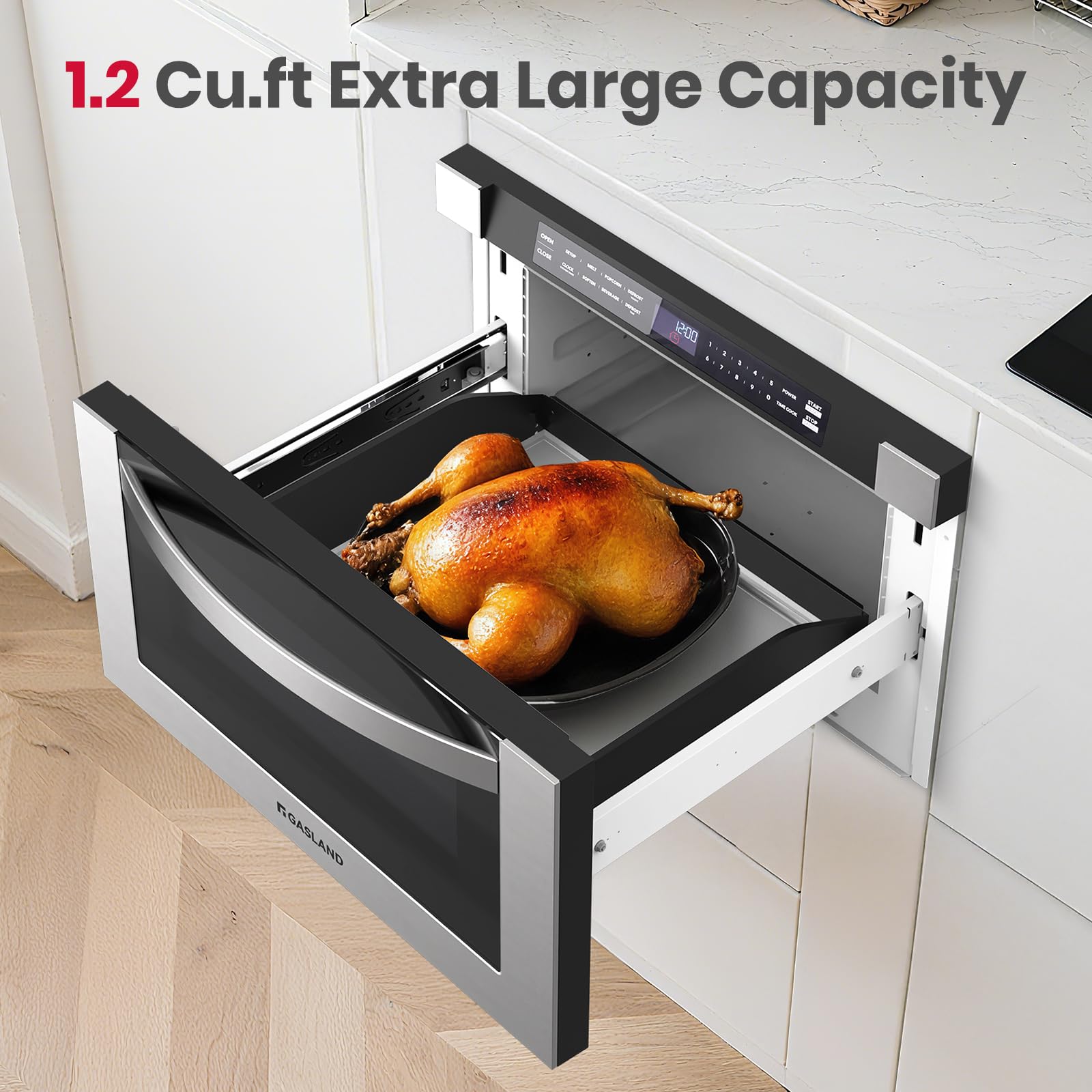 Amazon.com: GASLAND 1.2 cu. ft. Microwave Drawer 24 Inch + Master