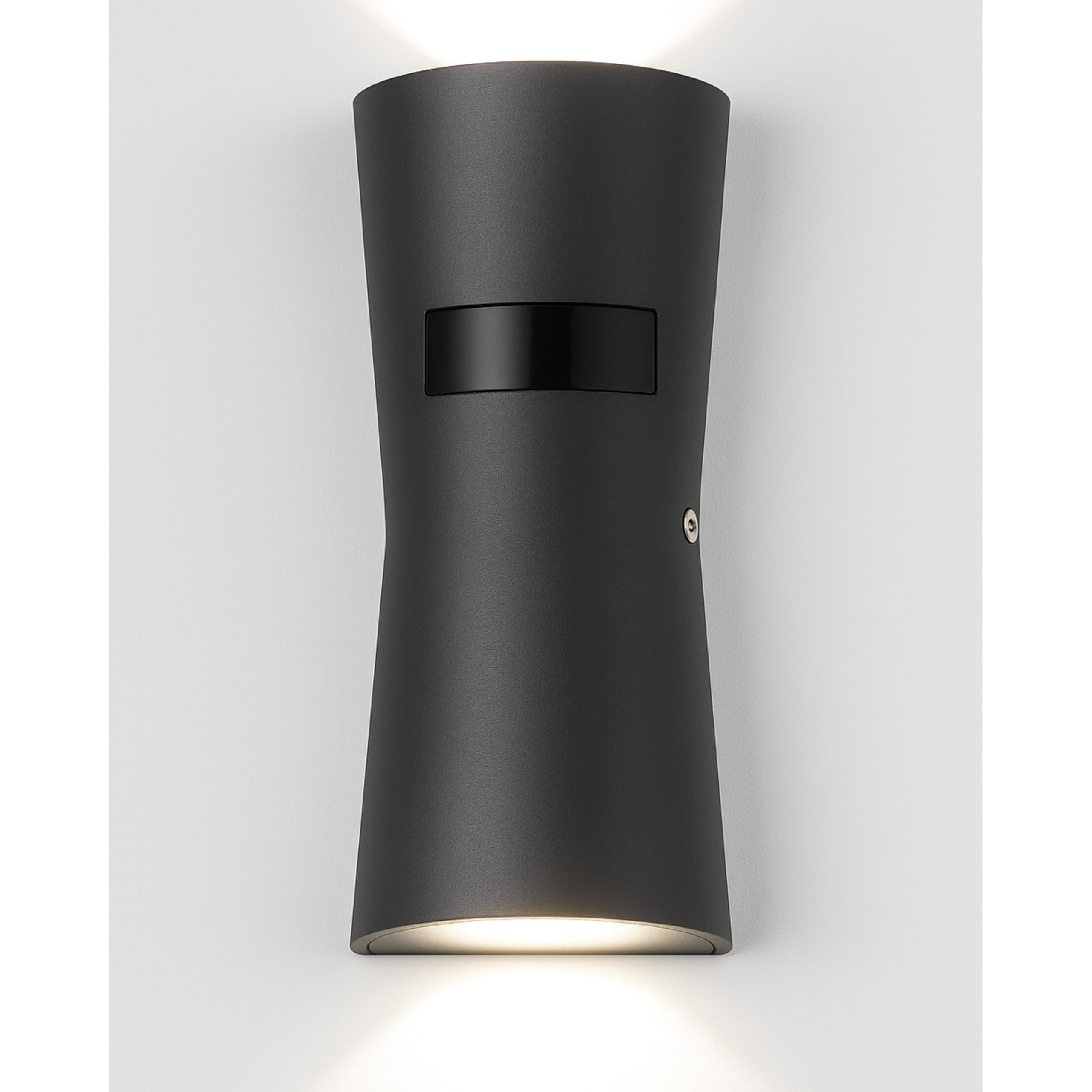 Ukew Daylight 6000K 30W Up Down Wall Light - Outdoor Lighting Fixtures With Pir Motion Sensor Anthracite Grey Finish And Ip65 Waterproof - Mains Powered Exterior Wall Lamp (Daylight 6000K)