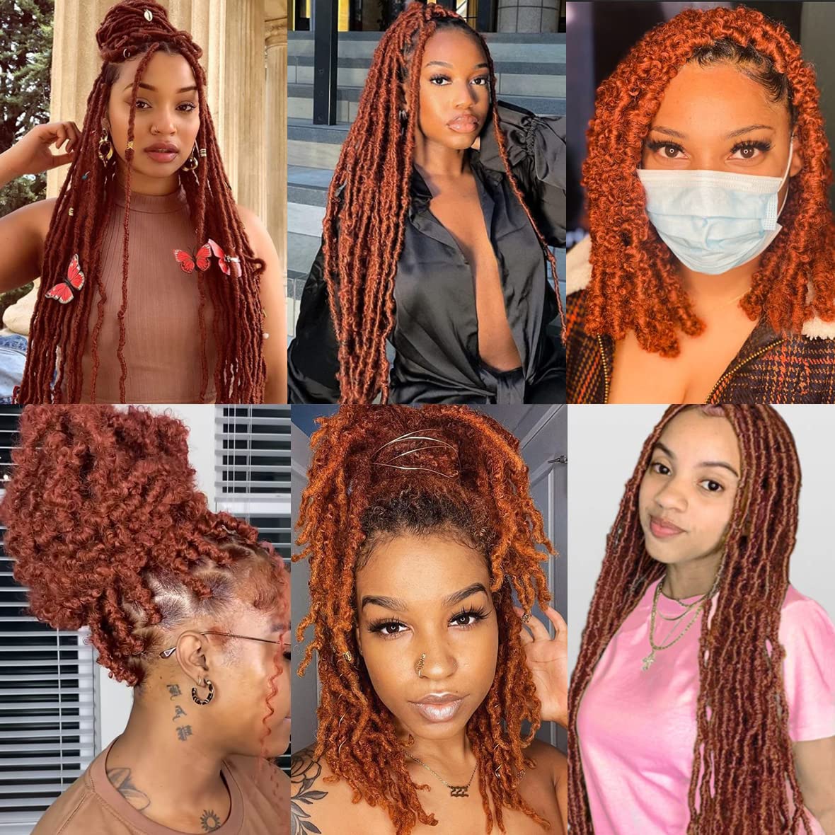 Leeven 12 Inch Springy Twist Hair for Afro Marley Locs 8 Packs Pre Separated Popping Spring Twist Crochet Hair for Distressed Locs Afro Kinky Curly Marley Braiding Hair Extensions /T27# - Image 2