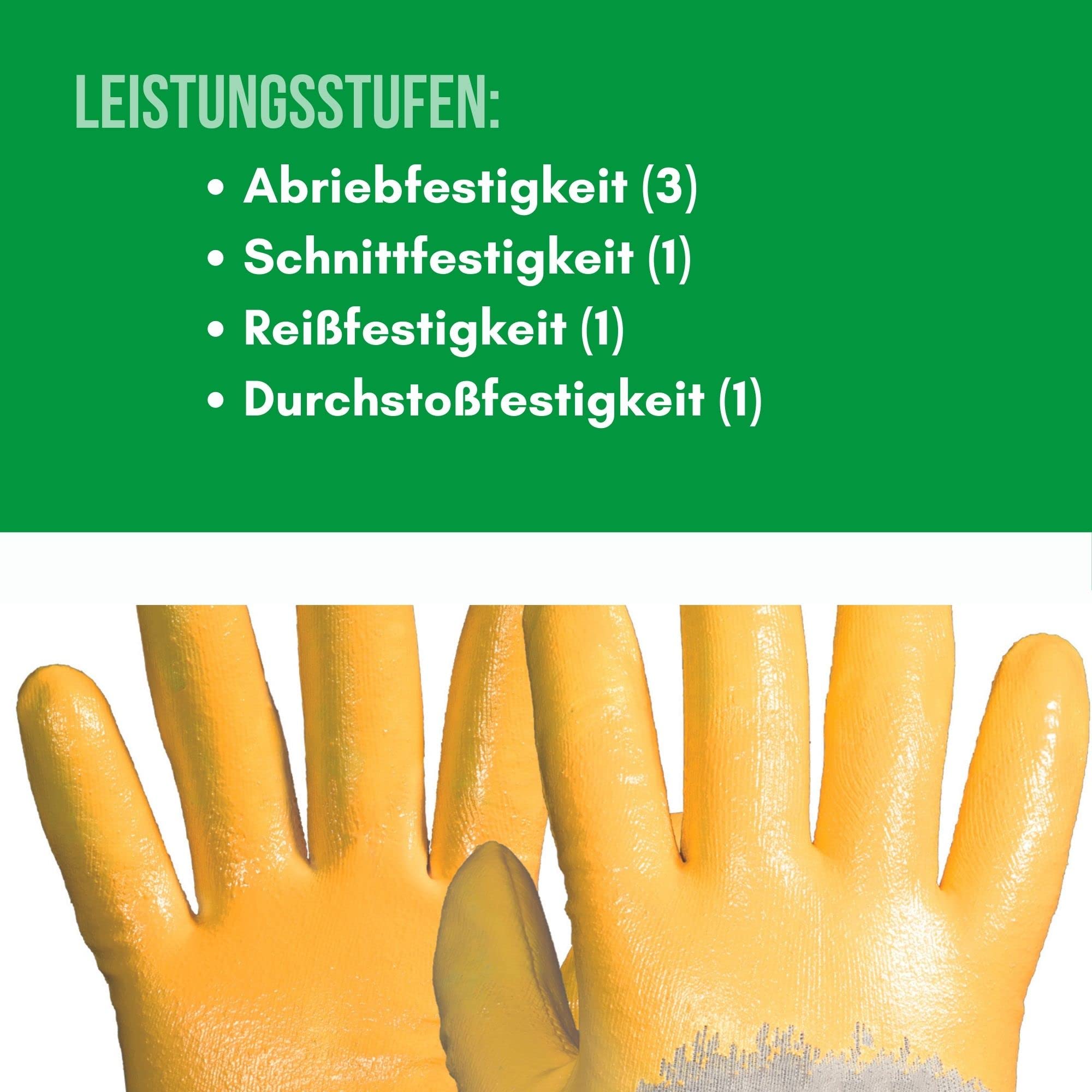 Novatool 144 pares de guantes de trabajo de color amarillo, talla 0e 9, nitrilo, repelentes al aceite, EN388:2016 3111X, guantes de jardinería para mujer, guantes de protección, guantes de trabajo,