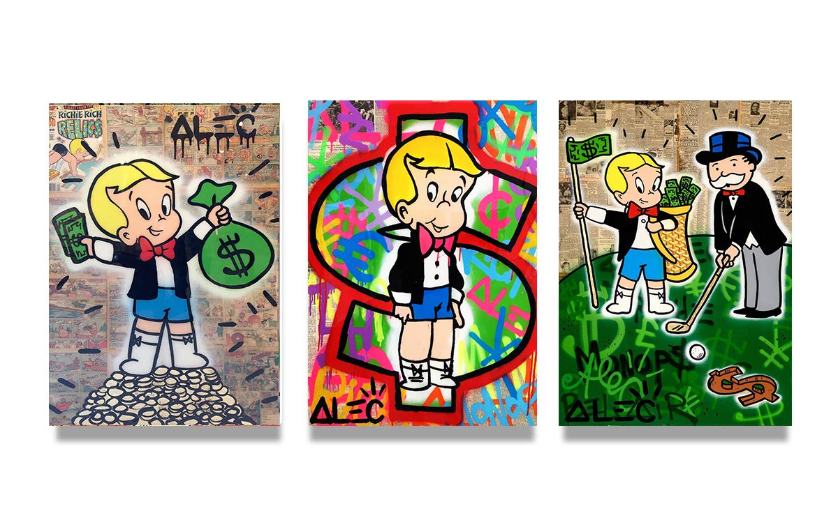 Alec Monopolies Richie Goyard Golf HD Canvas Painting Print Living Room