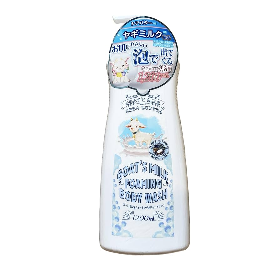 Amazon.co.jp: GOAT'S MILK BODY WASH Goat Milk, Foaming Body