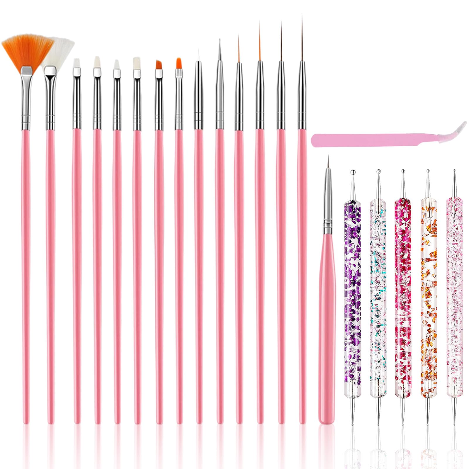 Amazon.com : Nail Art Tools Set, Nail Art Kit for Beginners: 15