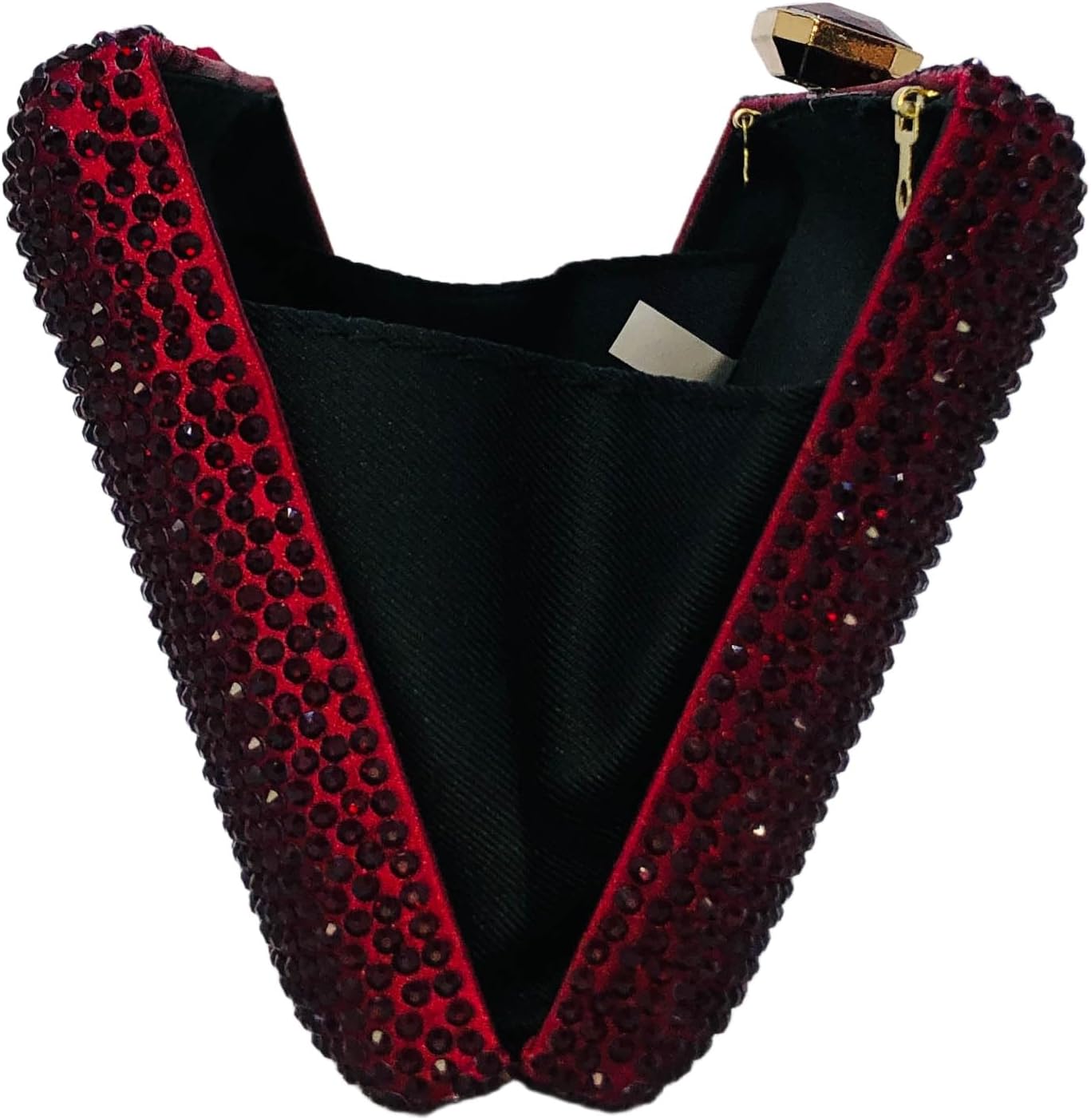 Boutique De FGG Crystal Evening Bags for Women Formal Party Box Clutch Wedding Rhinestone Handbags Bridal Clutch Purse,Mini - Image 7