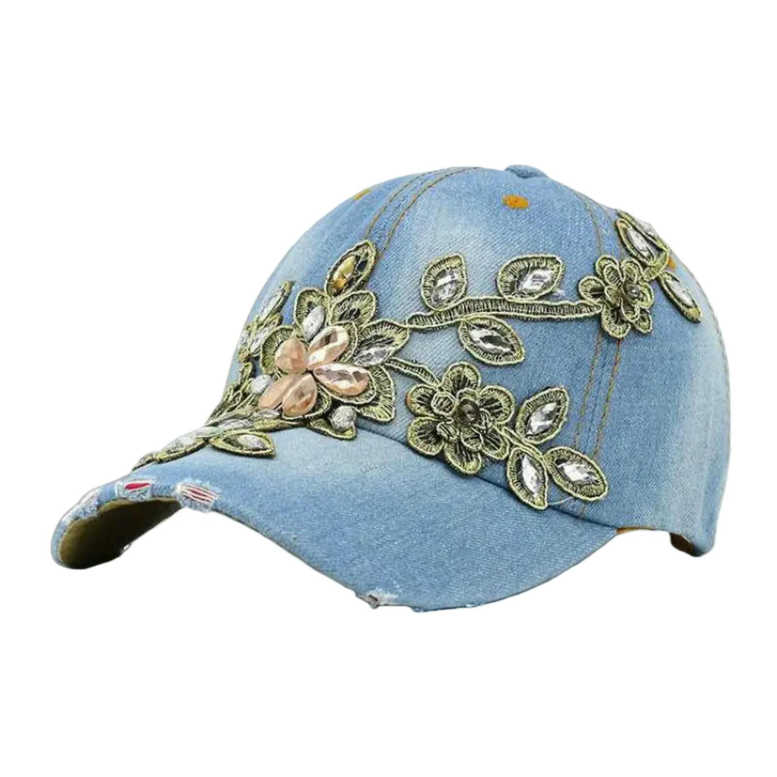 Casquette cowboy denim pour escapades d'été et sport décontracté look tendance