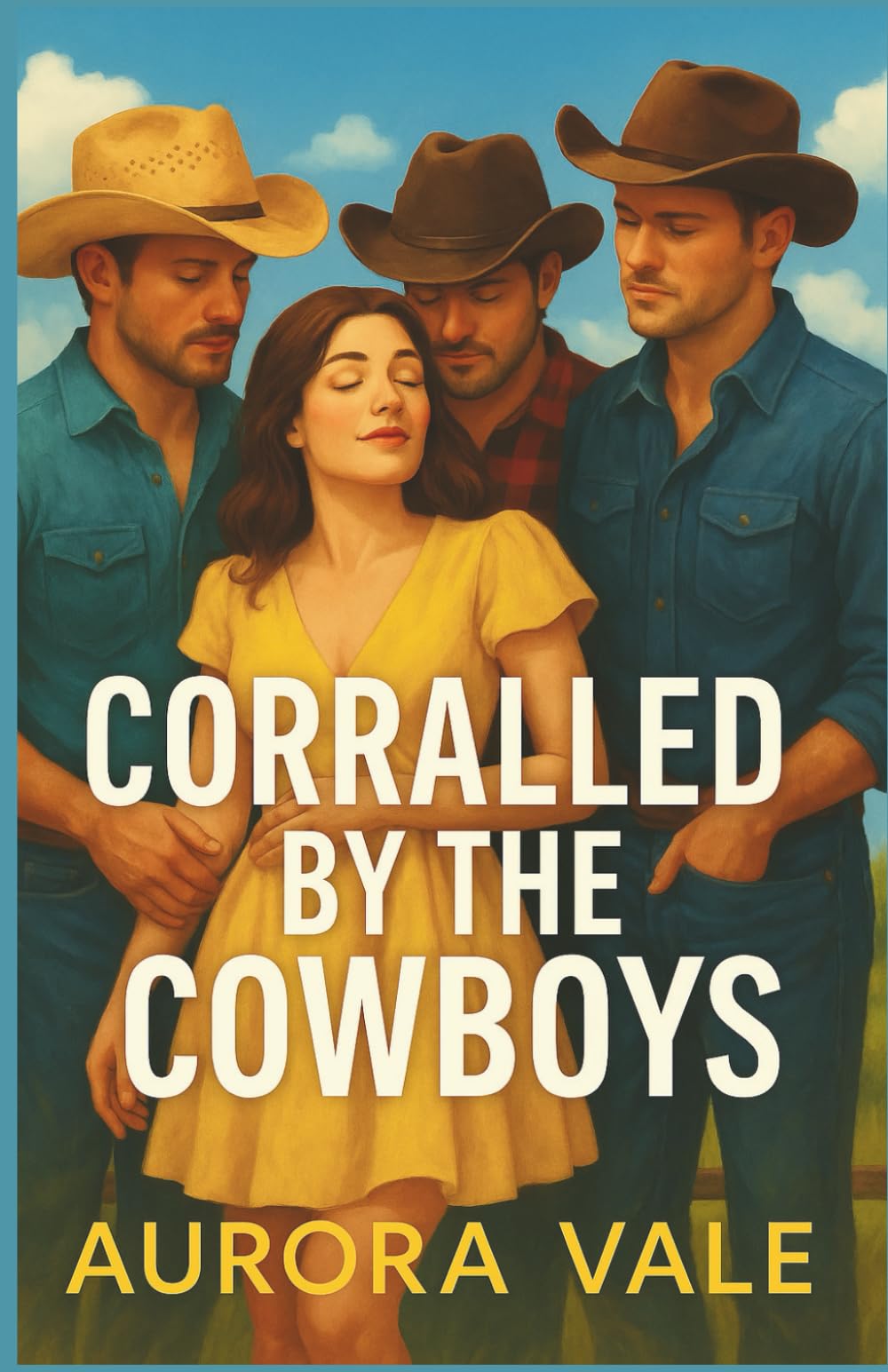 Corralled by the Cowboys: A Reverse Harem Romance (Reverse Harem Romance Series)