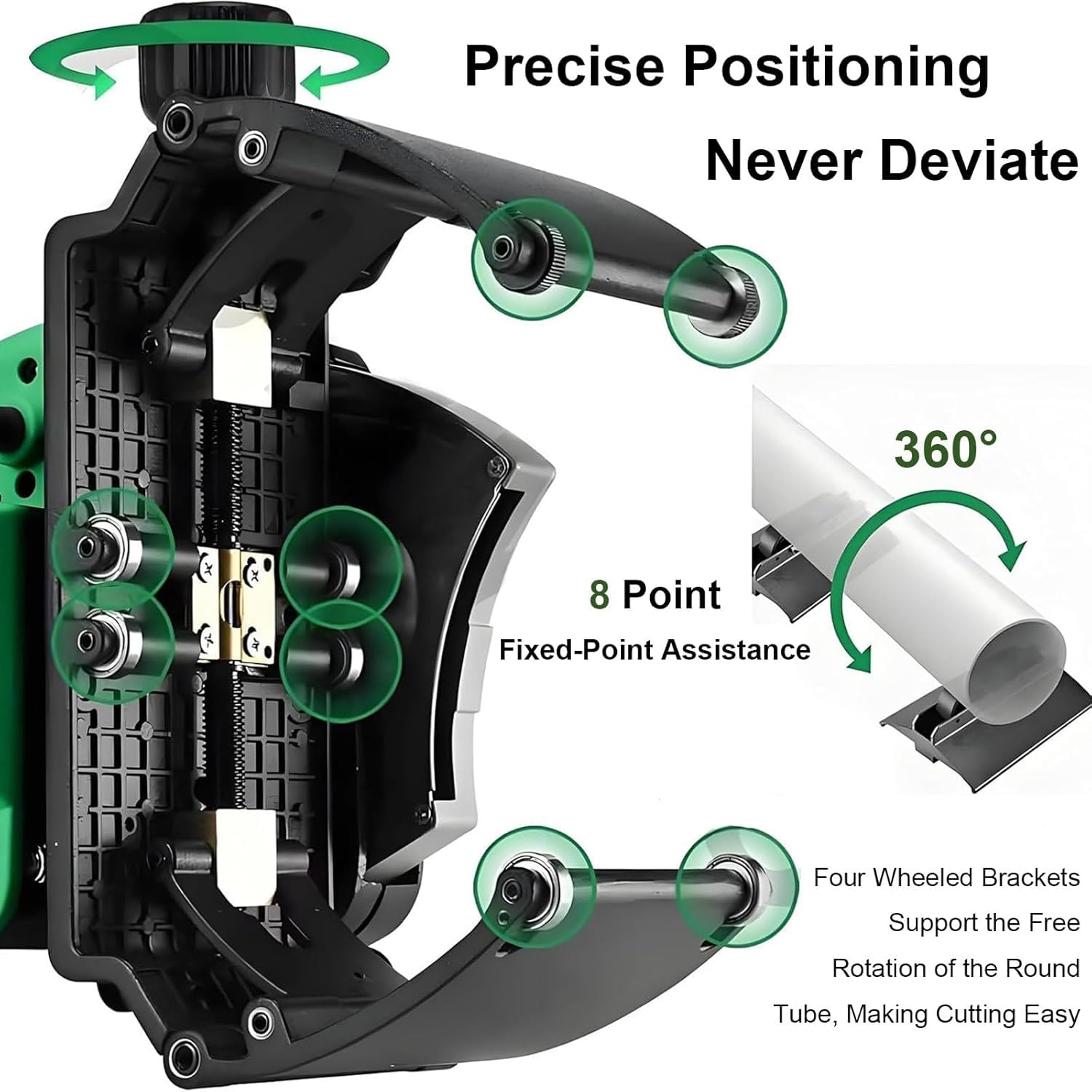 Tagliatubi elettrico automatico, 1000 W/1750 W, macchina manuale di livello professionale, per tubi in acciaio inossidabile, ferro, rame, PVC (ZD220)