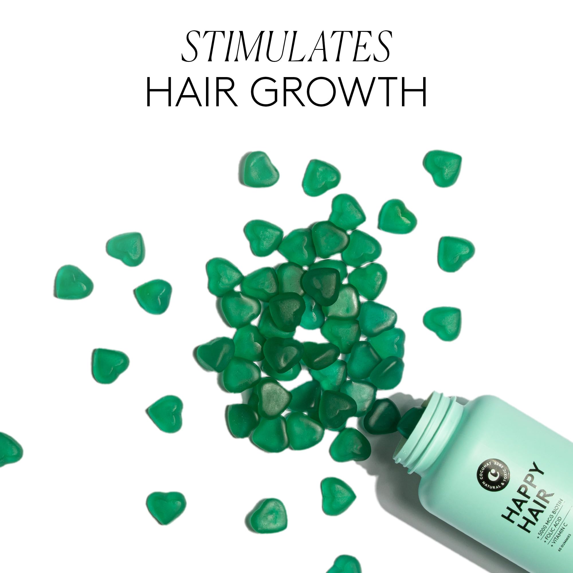 COCUNAT, Shampoo and Conditioner for Rich Happy Hair, Hair Vitamins, Anti-frizz, Sulphate- and Silicone-free - Image 4