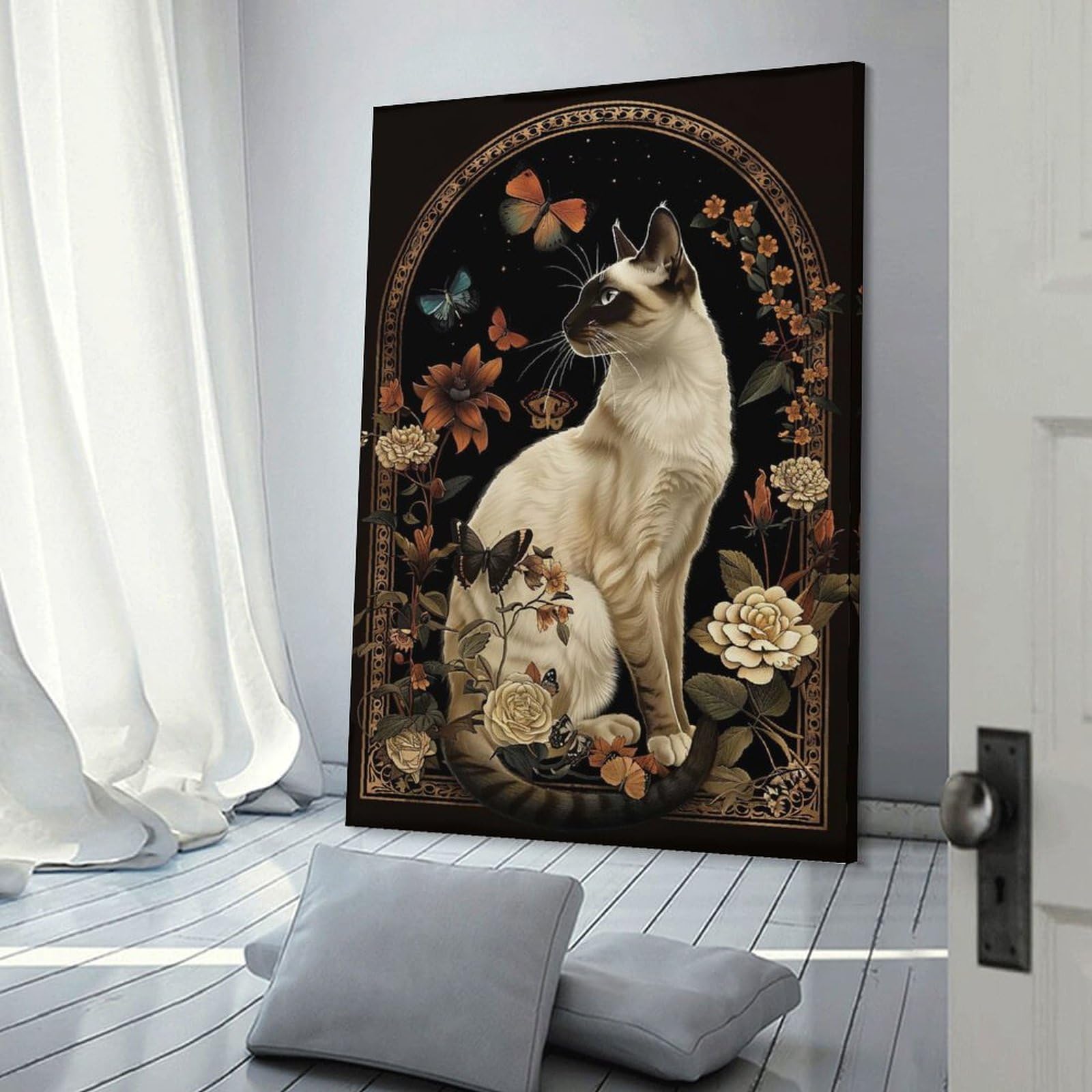 Junmoney Balinese Hanging Wall Art, 20x30inch(50x75cm), for Bedroom, Guest Room Or Reading Nook, Home Artwork with A Soft Interior Feel