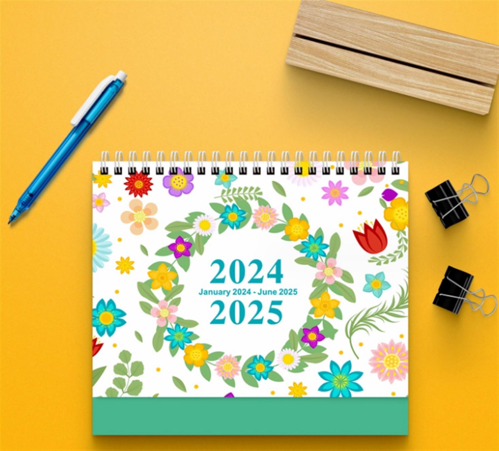 Familienplaner Kalender 2024 Kleiner Tischkalender 2024 Für Aufklappen, Kleiner Tischkalender 2024–2025, Kleiner Tischkalender Für Aufstellen 2024 Kalender 2024 (Size : 3pc)