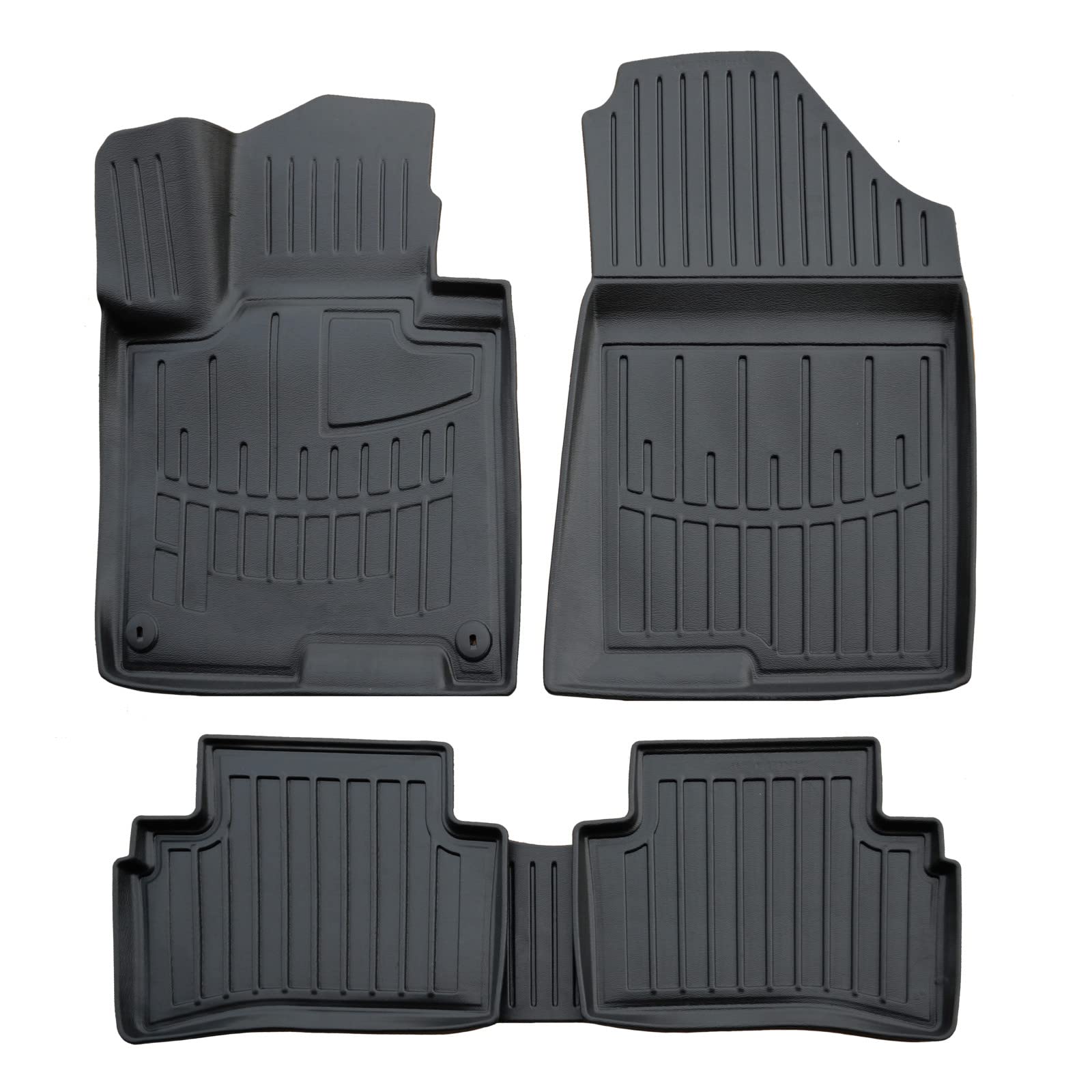 Tappetini Auto 3D In TPE Su Misura Per Kia Sportage QL/QLE 2016-2021 – Set 4 Pezzi, Bordi Rialzati, Inodori E Antiscivolo