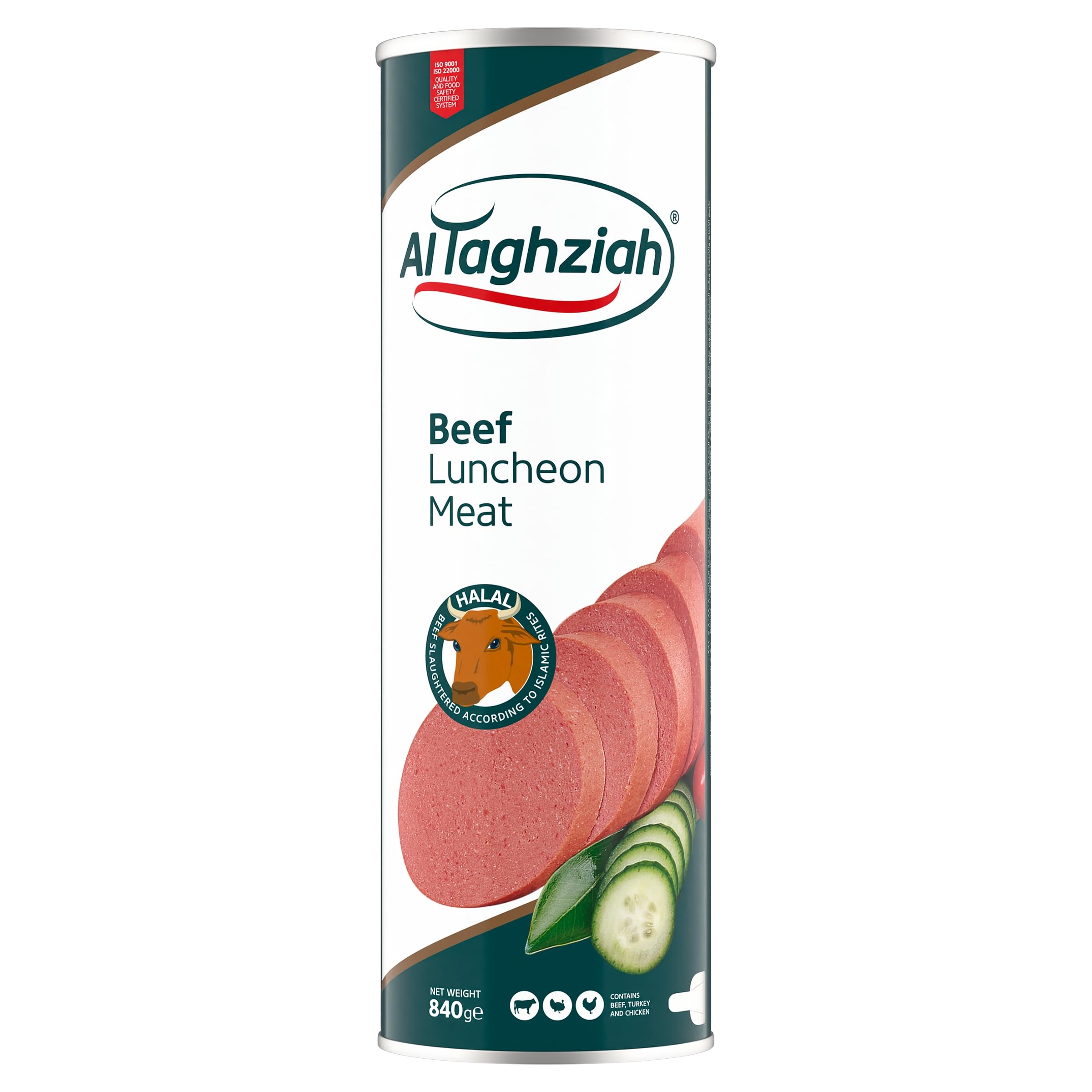 Al Taghziah Luncheon Beef Can, 840 gm